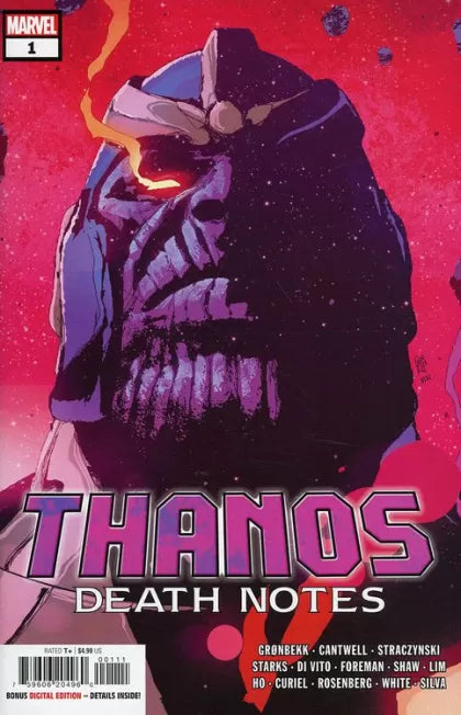 Thanos: Death Notes (2022) #1 (One Shot) Cover A Variant Sorrentino Marvel