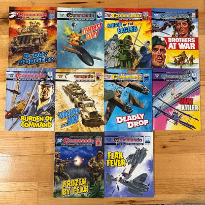 Commando War Comics x 10 Bundle Printed 2015 DC Thomson 048