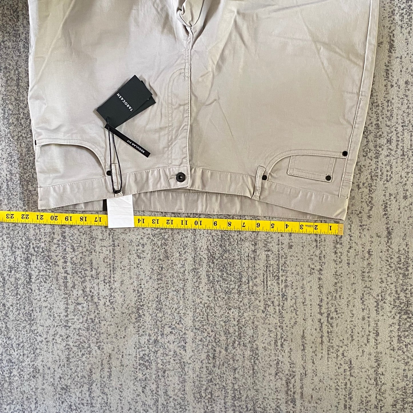 Tarocash Men’s Chinos Putty Sz 42-inch Waist Regular Zip Fly New With Tags