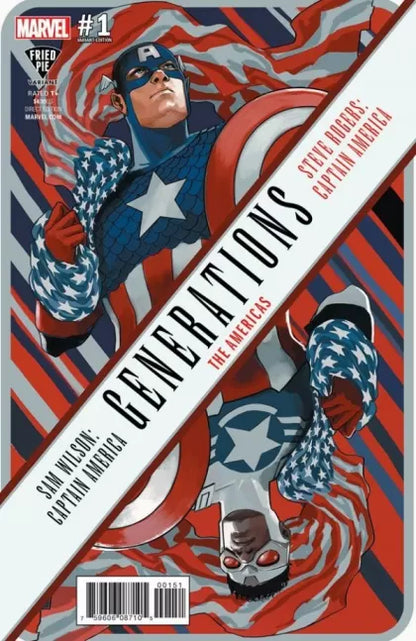 Generations: Sam Wilson & Steve Rogers Captain America (2017) #1 Fried Pie Variant
