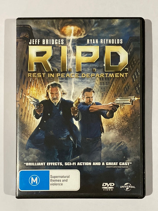 RIPD Rest In Peace Department DVD Ryan Reynolds PAL 2,4,5 VGC