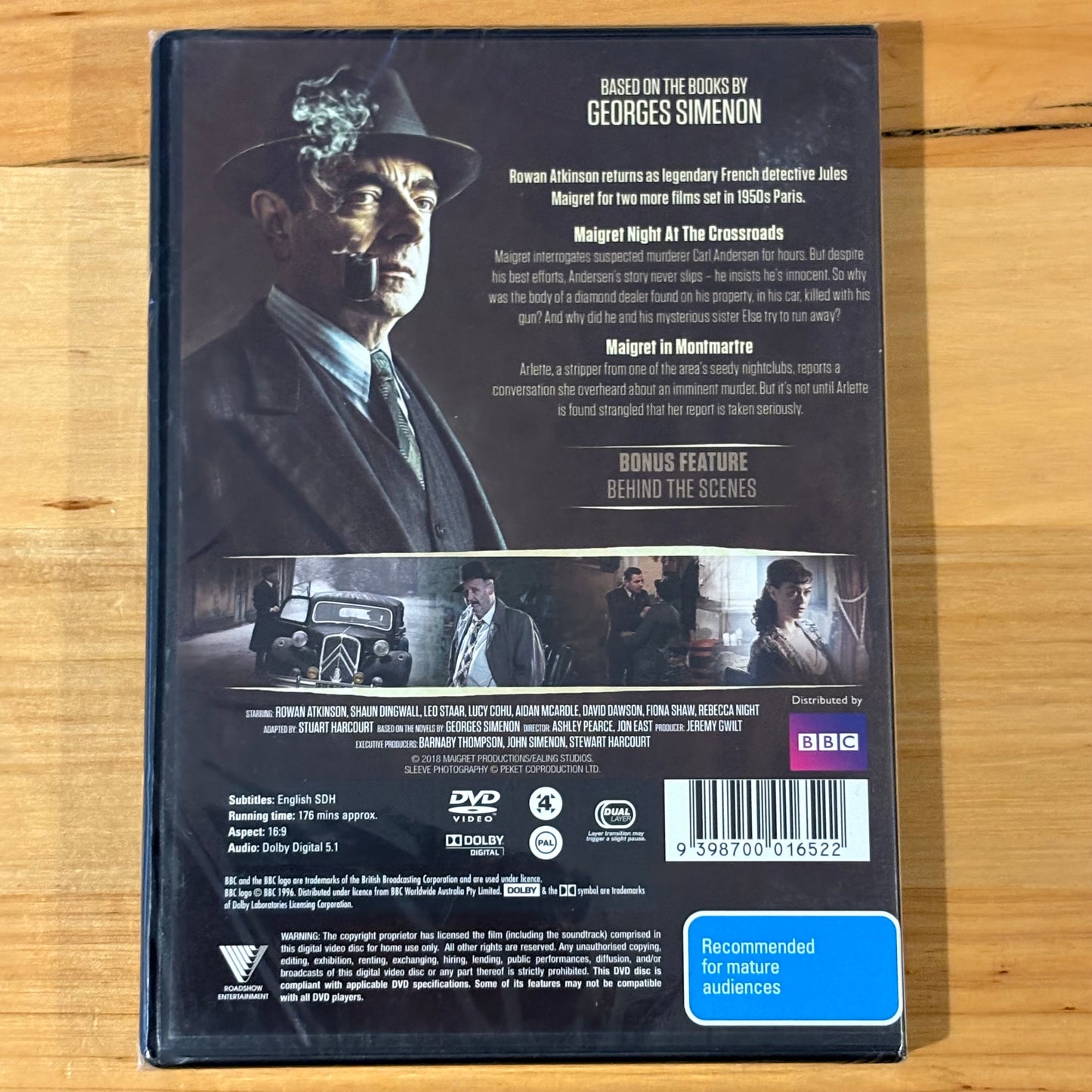 Maigret Series 1 and 2 DVD Rowan Atkinson Drama PAL 4 New Sealed