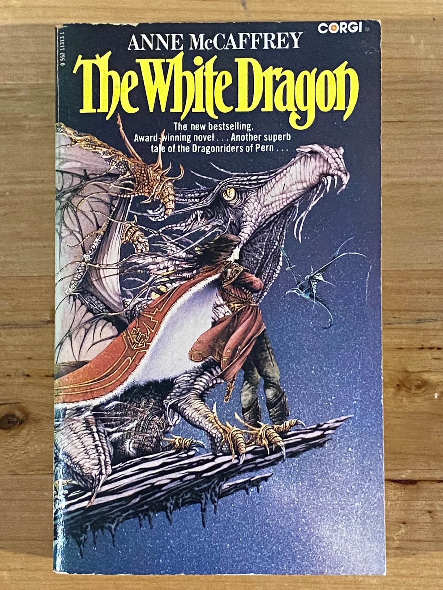 The White Dragon by Anne McCaffrey Paperback 1981 GD