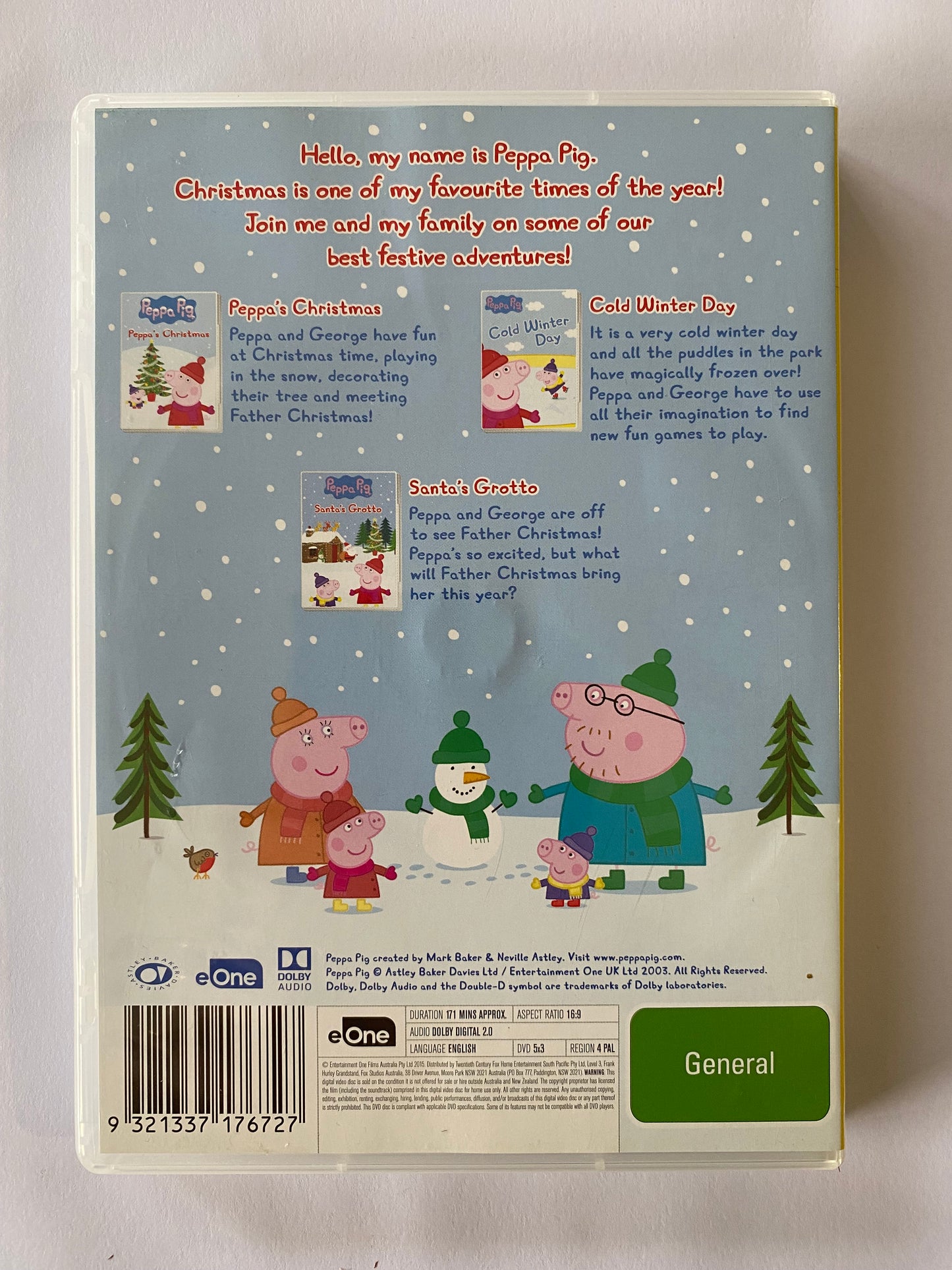 Peppa Pig 5 DVD Bundle PAL 4 VGC