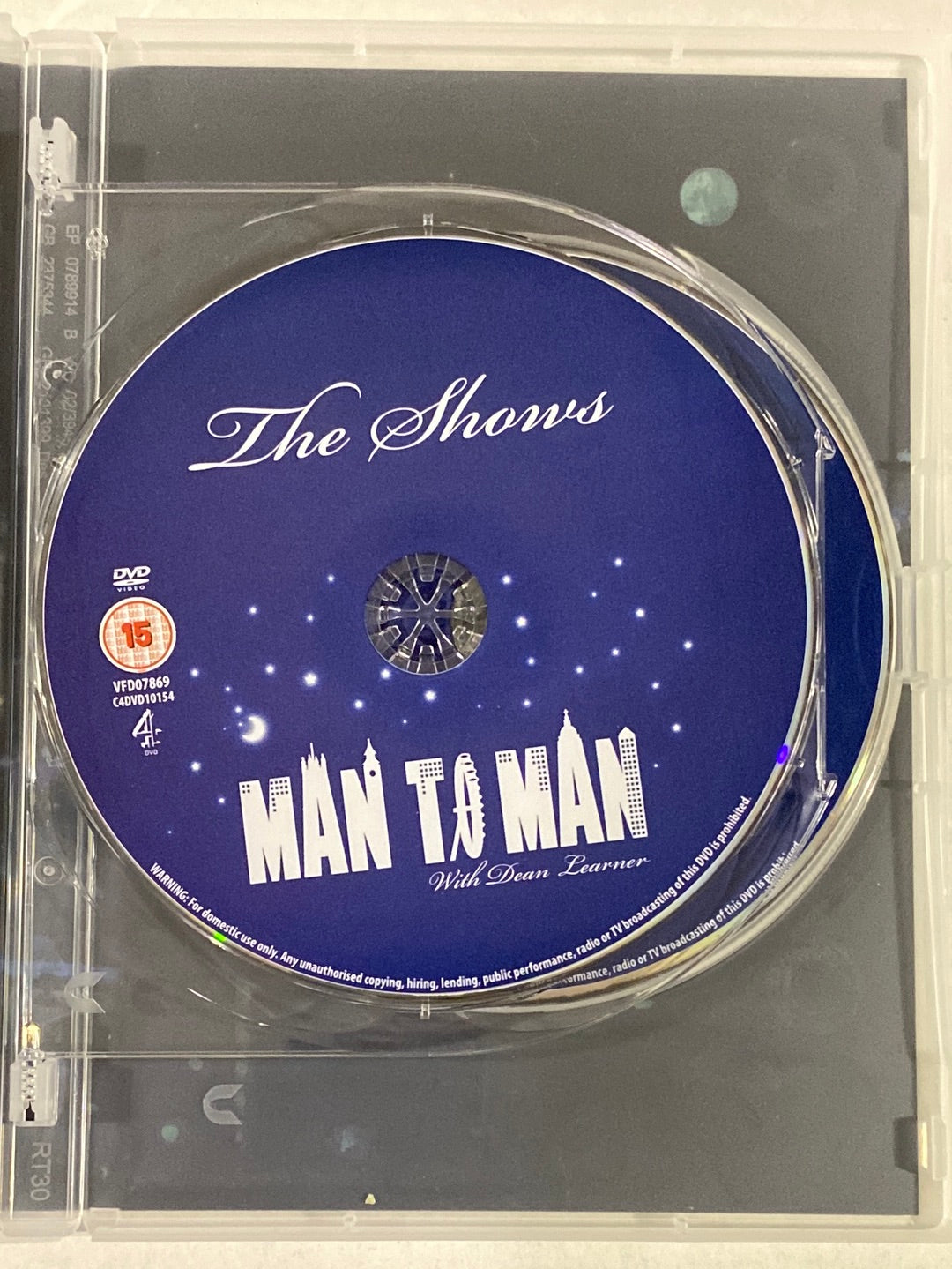 Man To Man With Dean Learner DVD Richard Ayoade Channel 4 Comedy PAL 2 VGC