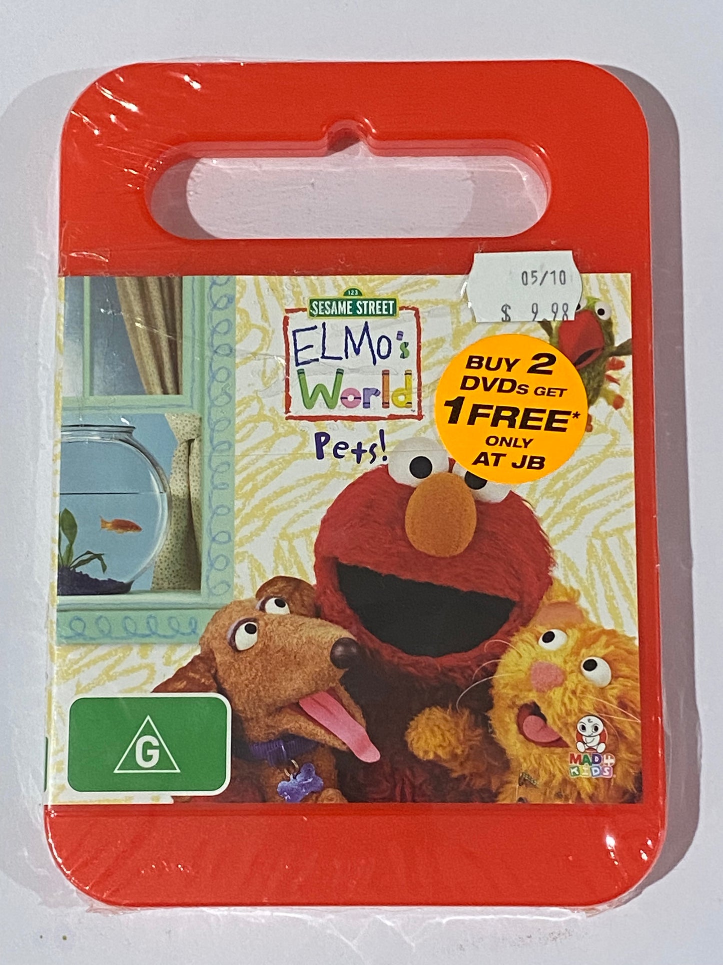 Sesame Street Elmo's World Pets! DVD PAL 4 New Sealed