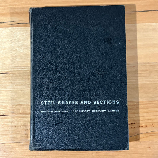 BHP Steel Shapes and Sections Book Paperback 1961 GD