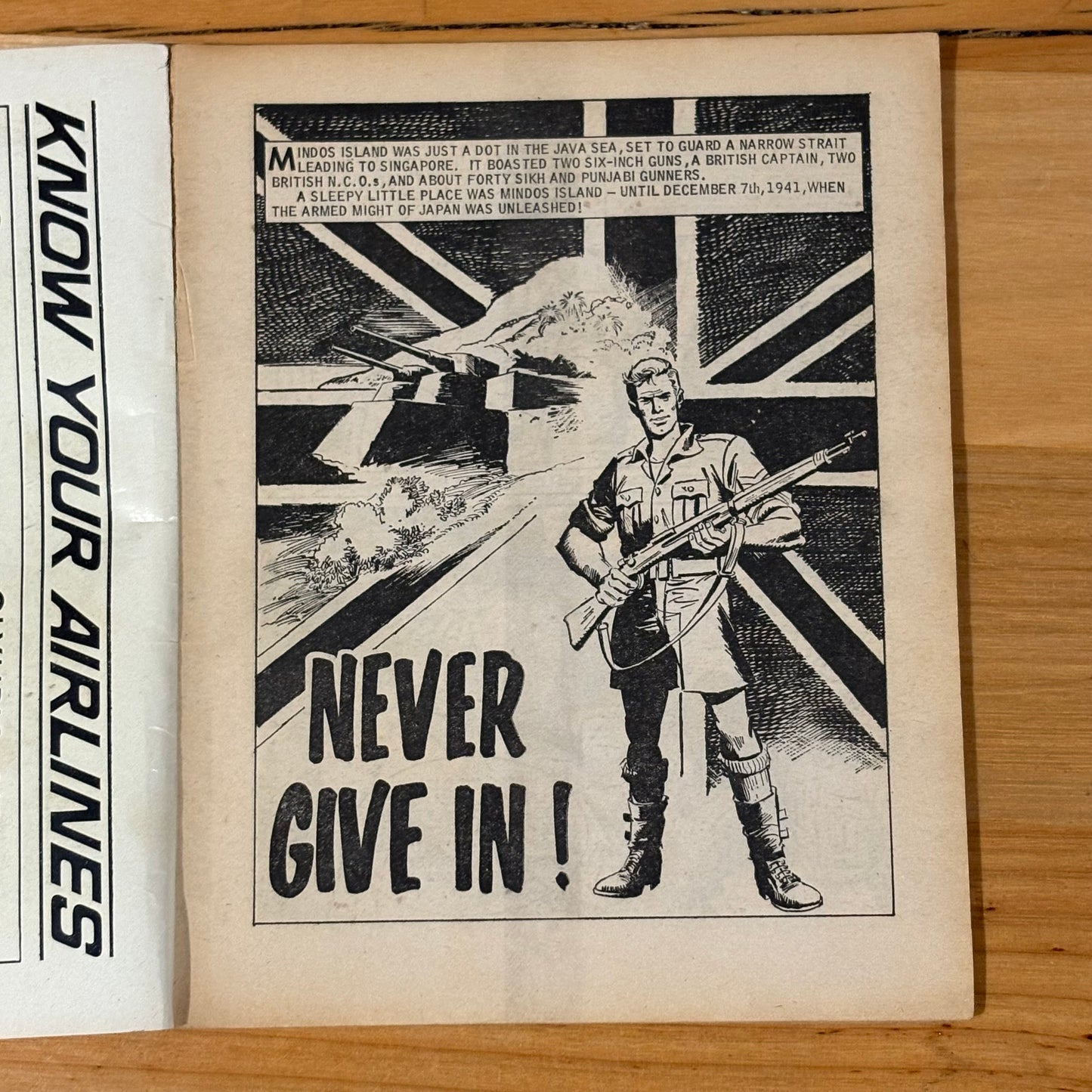 Commando War Comic #654 Never Give In 1972