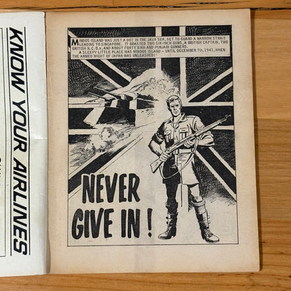 Commando War Comic #654 Never Give In 1972