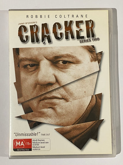 Cracker Series 1-3 DVD Robbie Coltrane British Crime Drama PAL 4 VGC