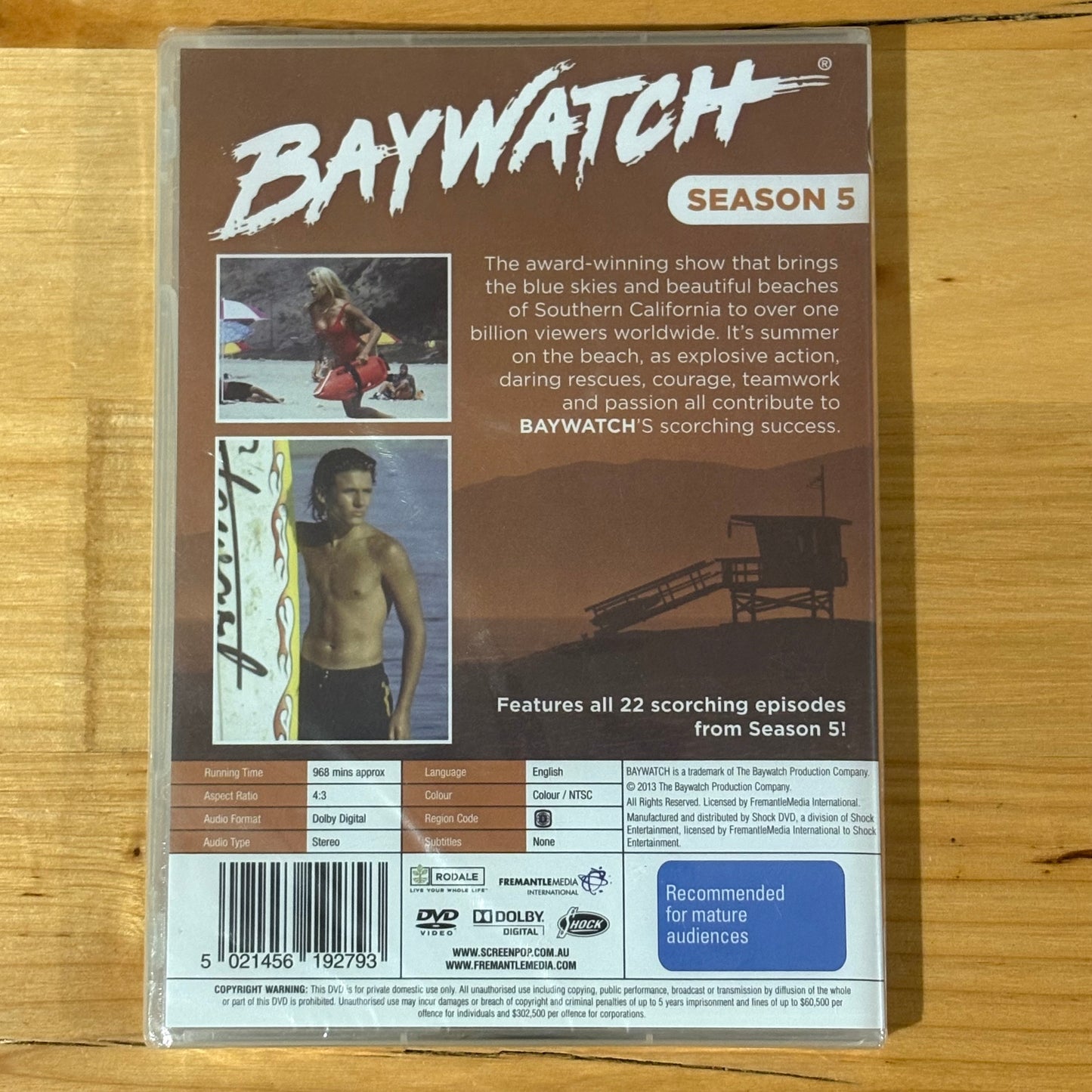 Baywatch Seasons 1,2,5,6 and 8 DVD NTSC 0 All New and Sealed