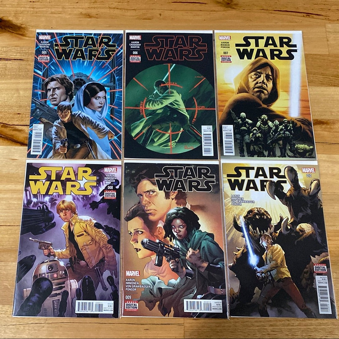 STAR WARS (2015) #5-10 COMPLETE SET MARVEL COMICS NEAR MINT