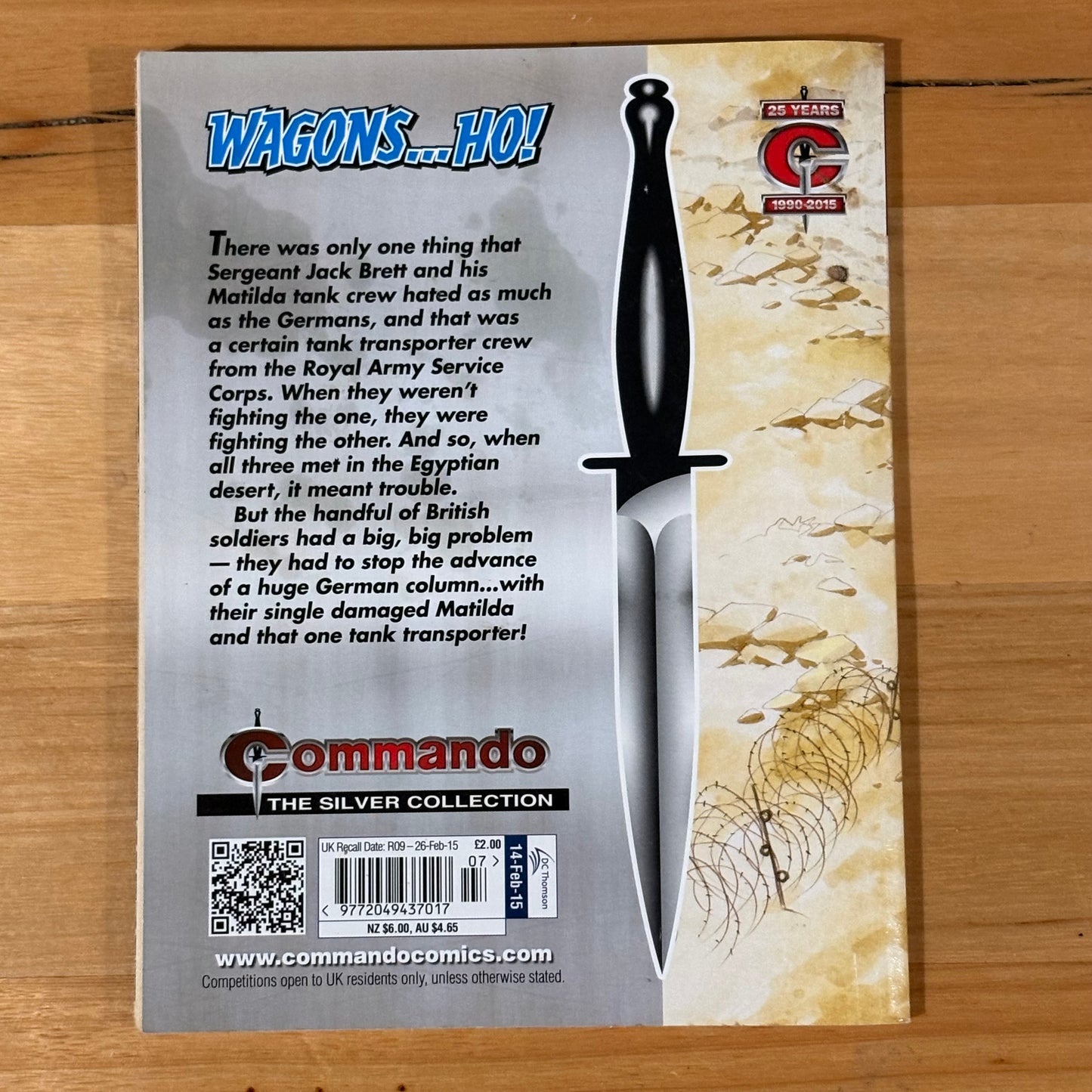 Commando War Comics x 10 Bundle Printed 2015 DC Thomson 048