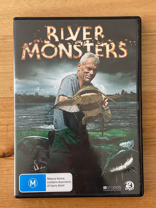 River Monsters Season 1 DVD Jeremy Wade Fishing 2-Disc PAL 4 VGC