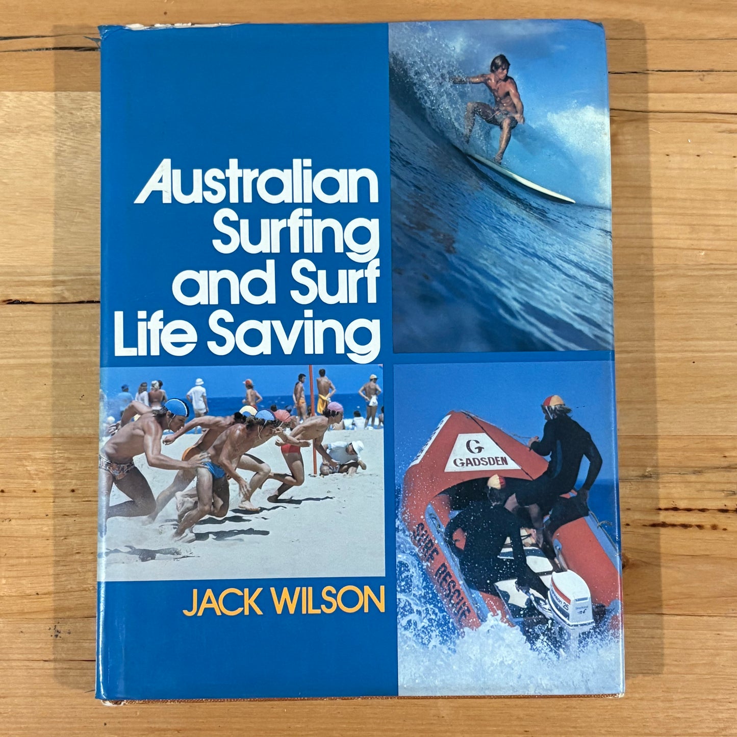 Australian Surfing and Surf Life Saving Hardcover Jack Wilson 1979 GD
