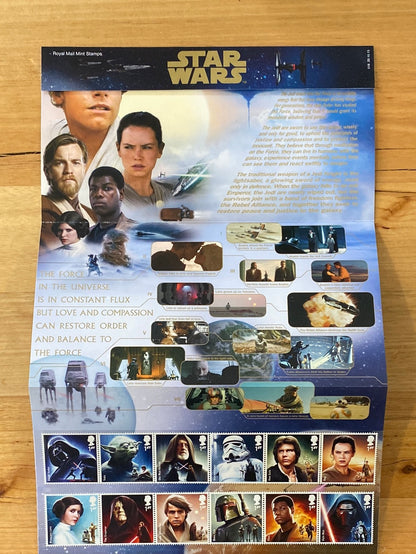 Royal Mail Star Wars Stamps 2015 Release Presentation Pack Mint Condition