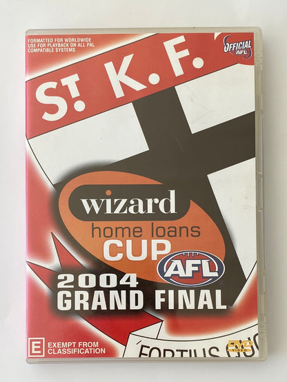 St Kilda DVD AFL 2004 Wizard Home Loans Grand Final Complete Game VGC