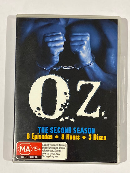 Oz The Second Season DVD 3-Disc Set PAL 4 VGC