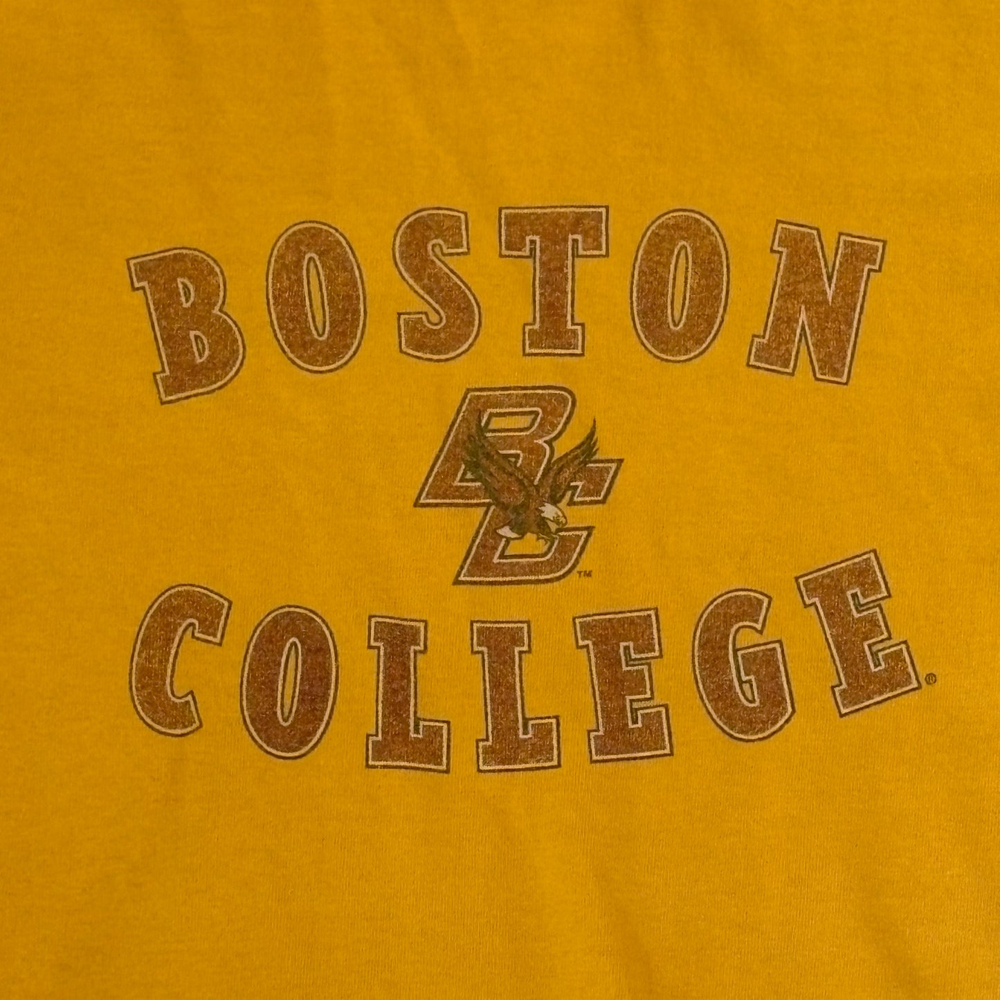 Champion Boston College Orange Long Sleeve Shirt Sports Size M