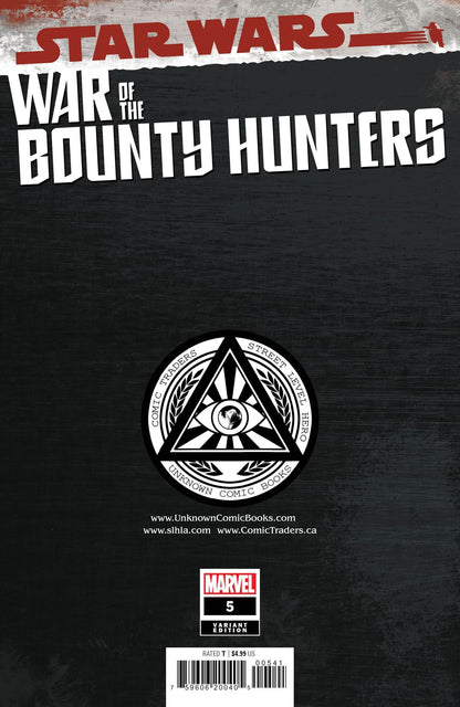 STAR WARS: WAR OF THE BOUNTY HUNTERS (2021) #5 UNKNOWN COMICS GERARD PAREL VARIANT