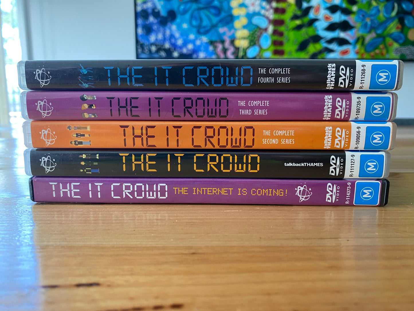 The IT Crowd Series 1-4 & The Internet Is Coming Special DVD PAL 4 VGC