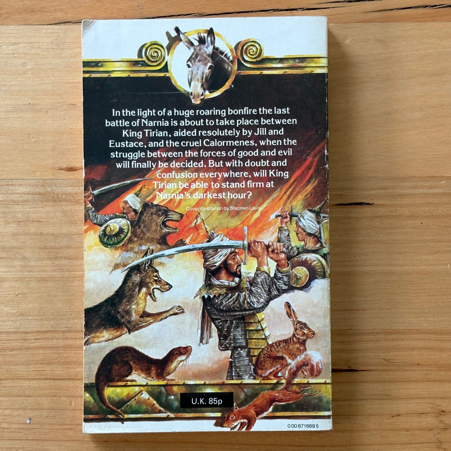 Narnia Series by C.S.Lewis Books 1 to 7 Complete Paperback Vintage GD