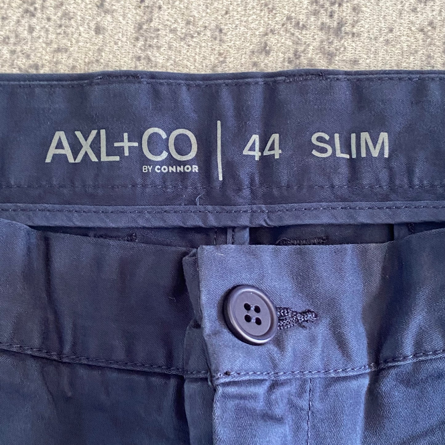 Axl & Co Men’s Dark Blue Platinum Slim Stretch SZ 42-inch Waist Zip Fly New With Tags