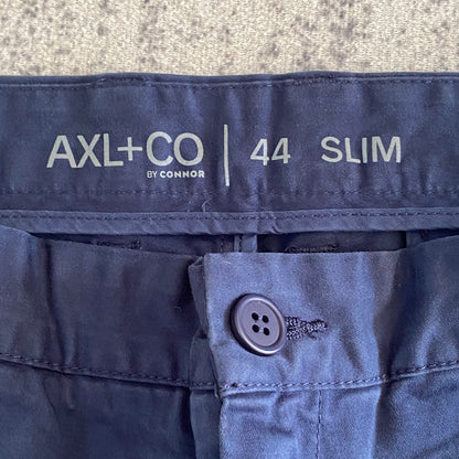 Axl & Co Men’s Dark Blue Platinum Slim Stretch SZ 42-inch Waist Zip Fly New With Tags