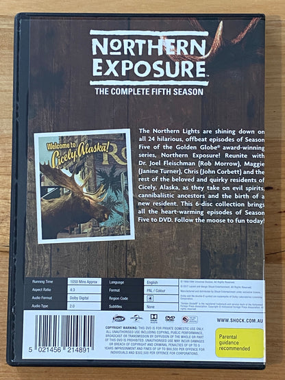 Northern Exposure Seasons 1,3,4 & 5 DVD 6-Disc Set PAL 4 VGC