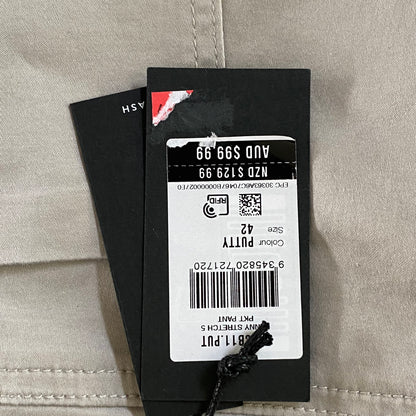 Tarocash Men’s Chinos Putty Sz 42-inch Waist Regular Zip Fly New With Tags