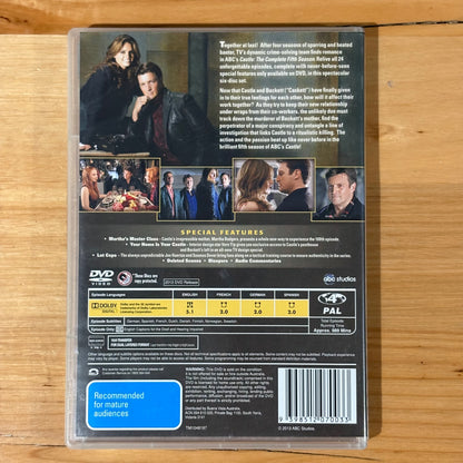 Castle Seasons 1-8 Complete DVD Nathan Fillion US Police Drama PAL 4 VGC