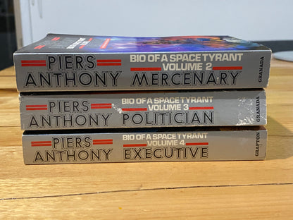 Bio Of A Space Tyrant Volumes 2, 3 & 4 by Piers Anthony Paperback Vintage 1986 GD