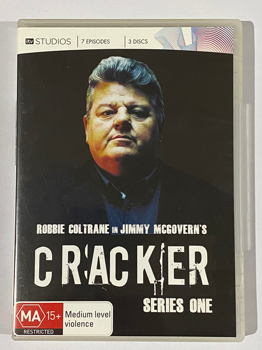 Cracker Series 1 DVD Robbie Coltrane ITV Crime Drama 3-Disc Set PAL 4 VGC