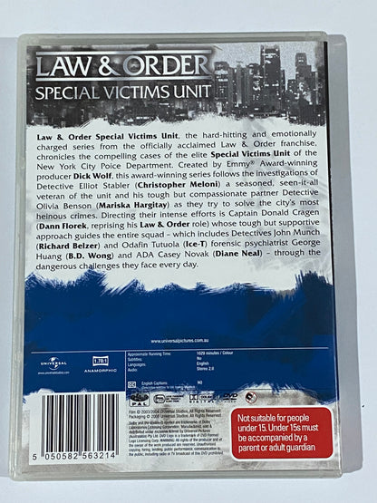 Law And Order SVU Season 5 DVD 6-Disc PAL 2,4,5 VGC