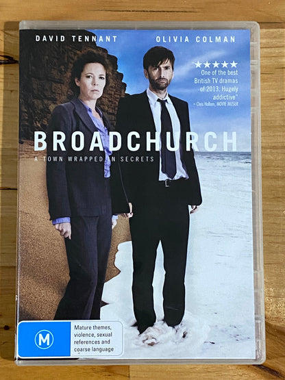 Broadchurch Series 1 & 3 DVD BBC Drama 3-Disc PAL 4 VGC