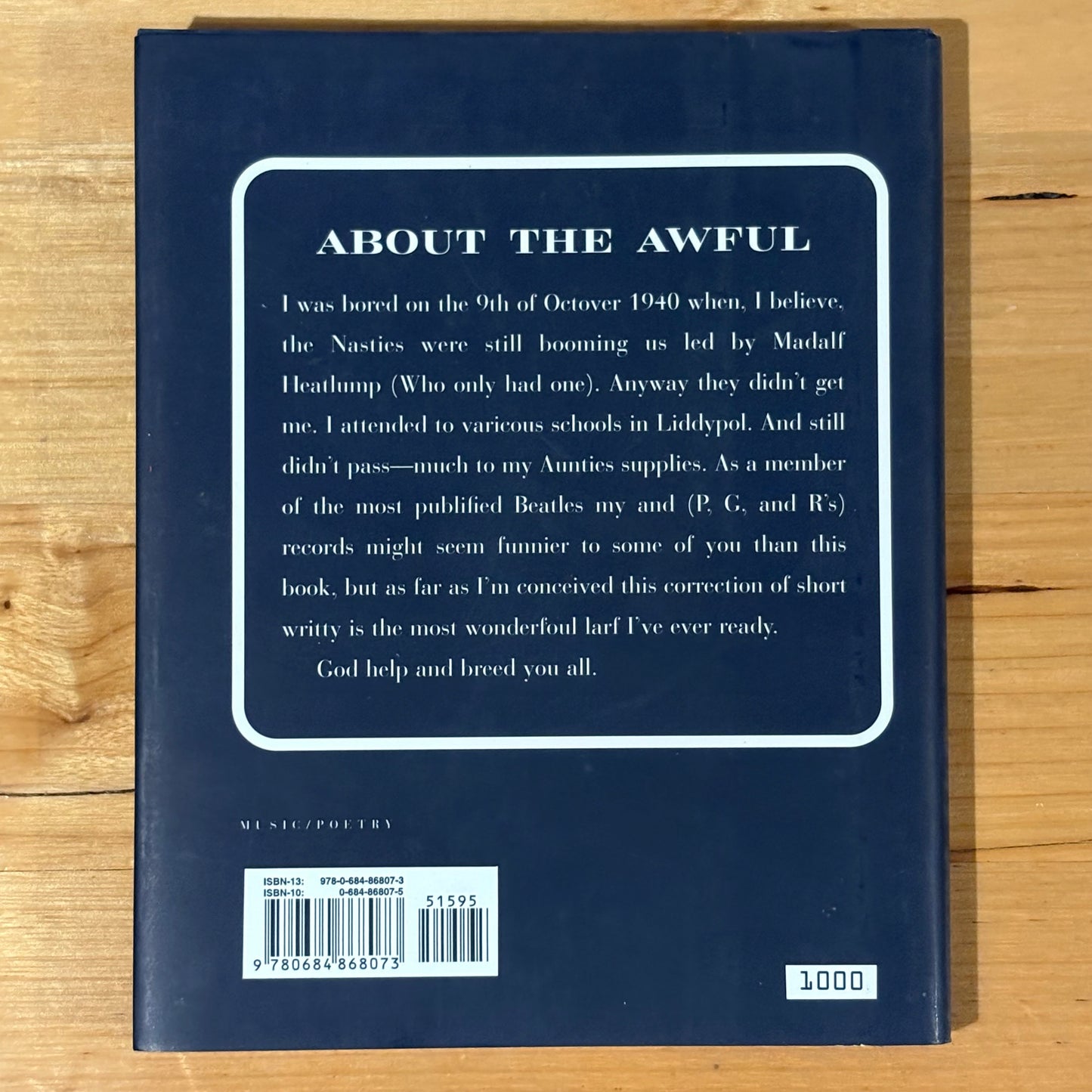 John Lennon In His Own Write Hardcover Books GD