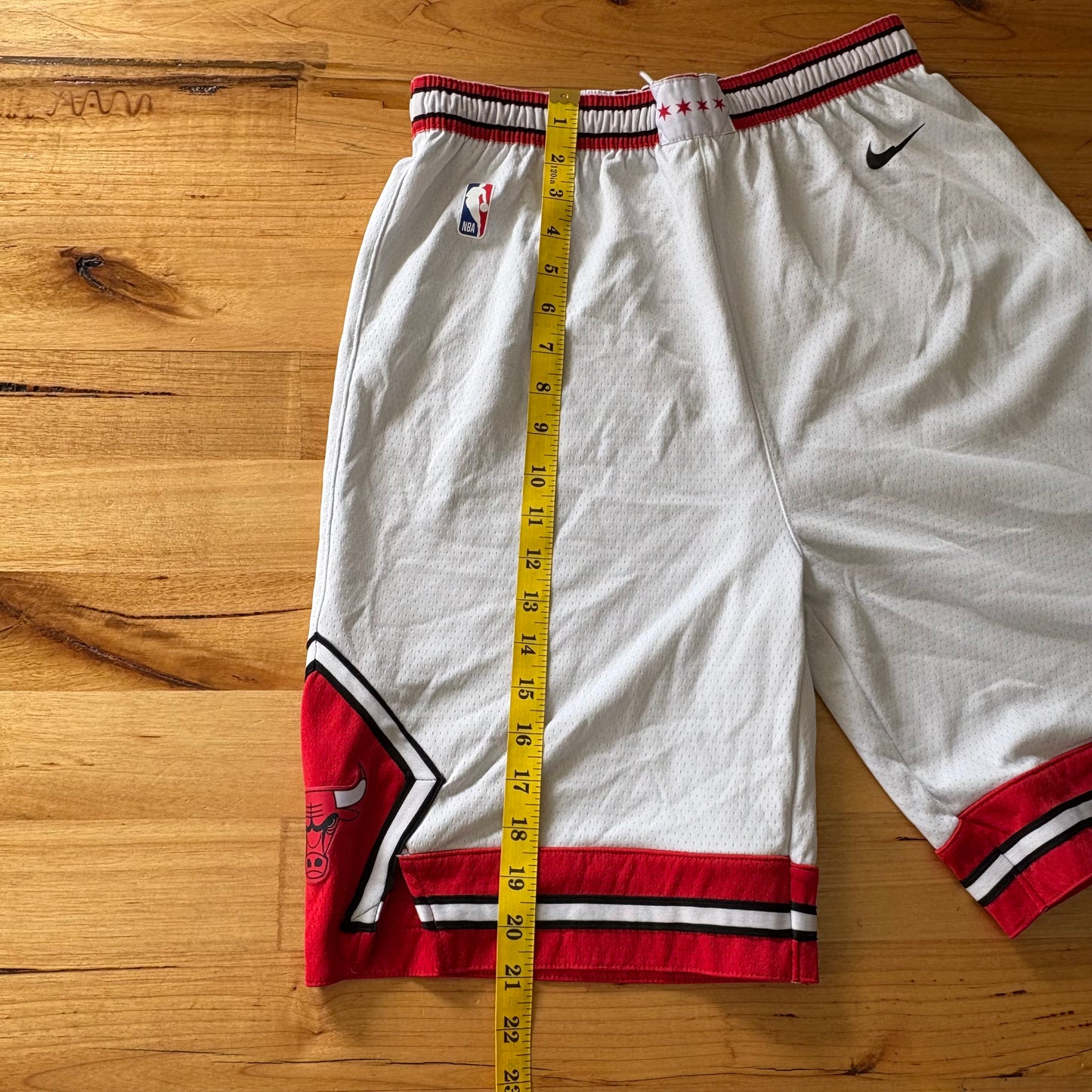 Nike Chicago Bulls Swingman Association Edition Dri-fit White Shorts Sz XL