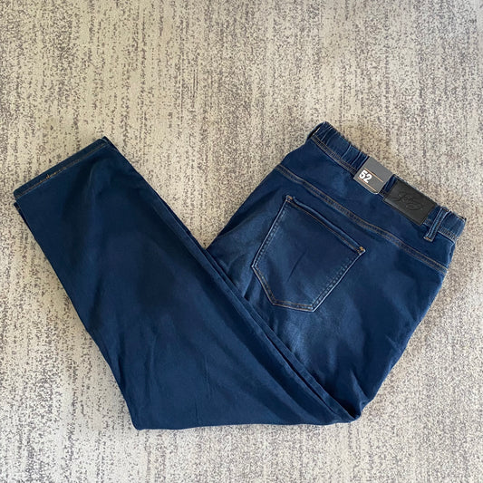 Johnny Bigg Men’s Blue Jeans SZ 52-inch Waist Draw String New Without Tags