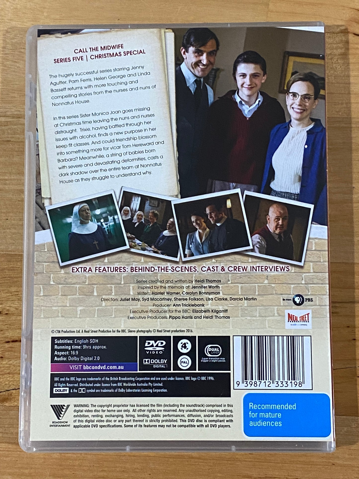 Call The Midwife Series Five & Six DVD Drama 3-Discs PAL 4 VGC