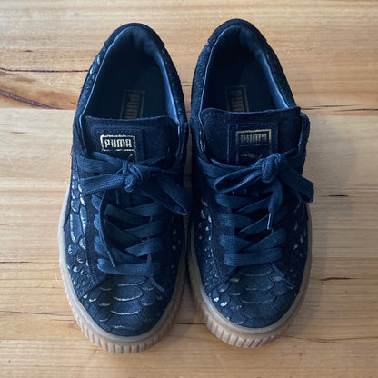 Puma Black Platform Casual Shoes Womens Size 7