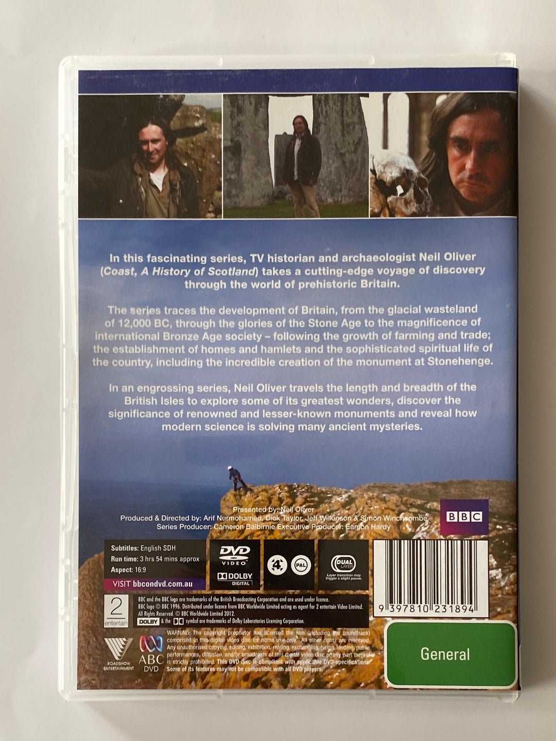 A History of Ancient Britain BBC TV Series DVD Neil Oliver 2-Disc Set VGC