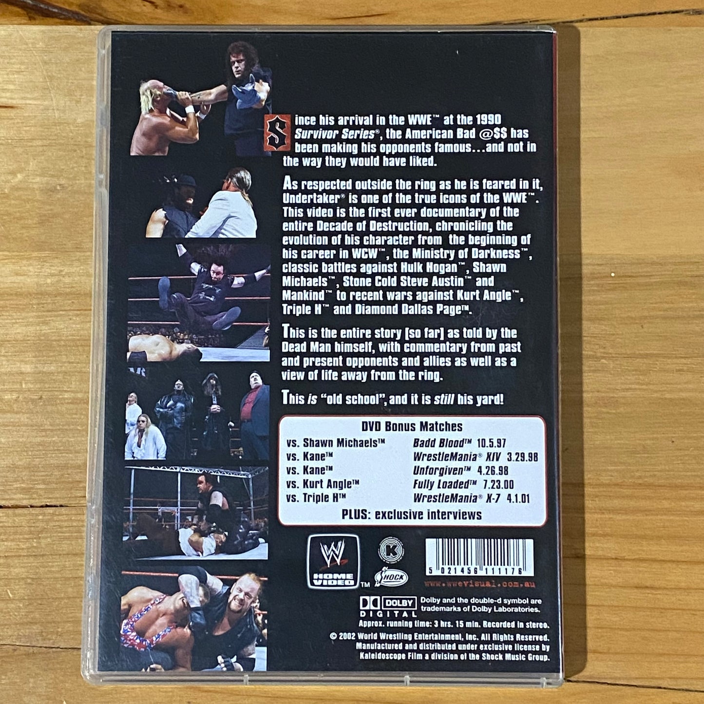 Wresting DVDs WWF WCW Bundle of 10 Mixed Titles Hours of Classic Brawls!