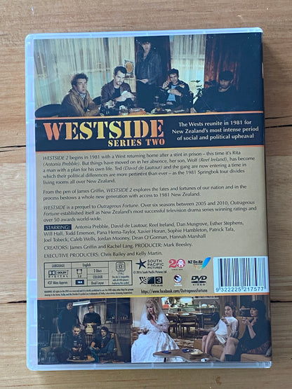 Westside Series 1 and 2 DVD New Zealand Drama PAL ALL VGC