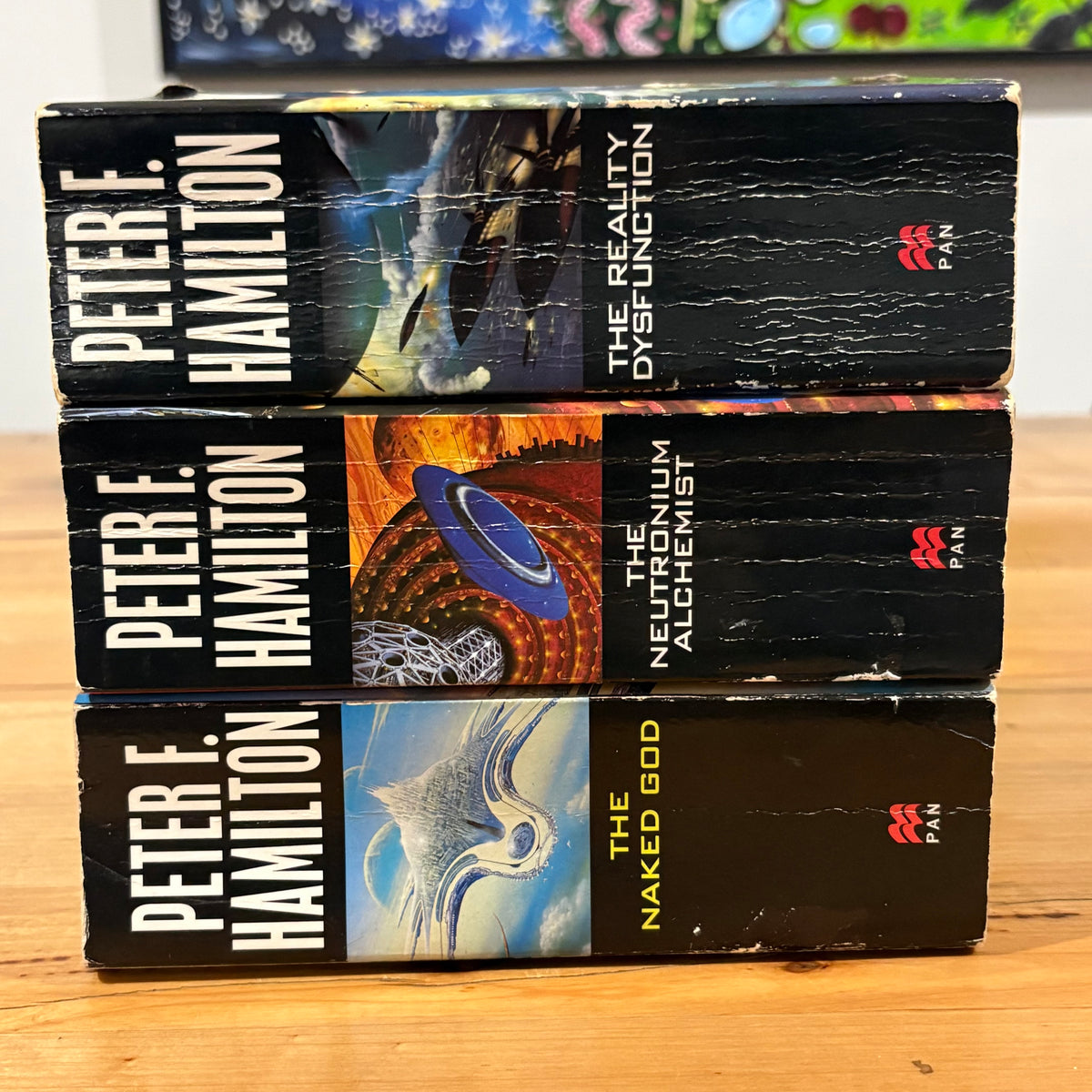 The Night's Dawn Trilogy by Peter F. Hamilton Science Fiction Paperbacks Vintage