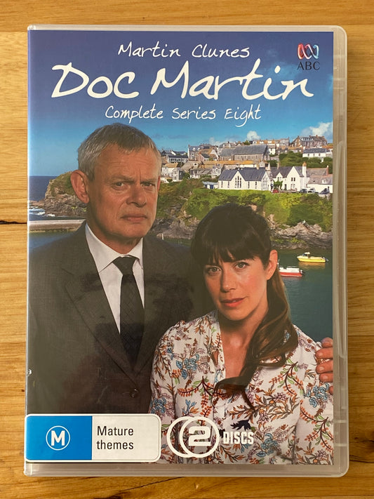 Doc Martin Complete Series Eight DVD Martin Clunes PAL 4 2-Disc VGC