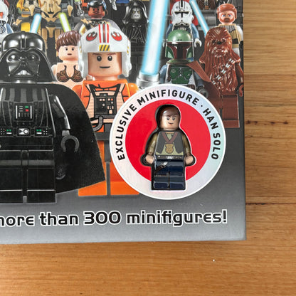 Lego Star Wars Character Encyclopedia Hardback With Han Solo Minifigure GD
