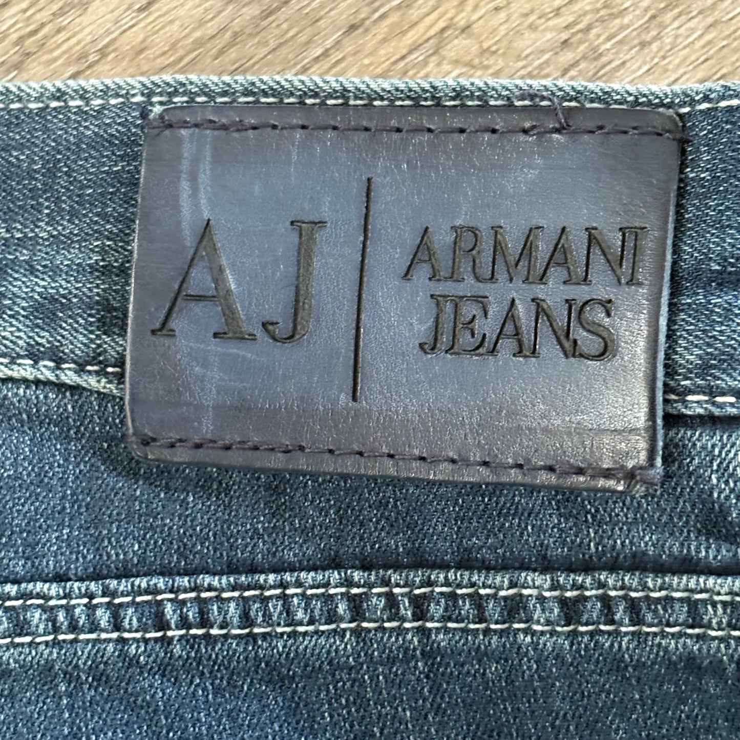 Armani Jeans J23 Mens Slim Fit Stretch Denim W34 L34 Blue New With Tags