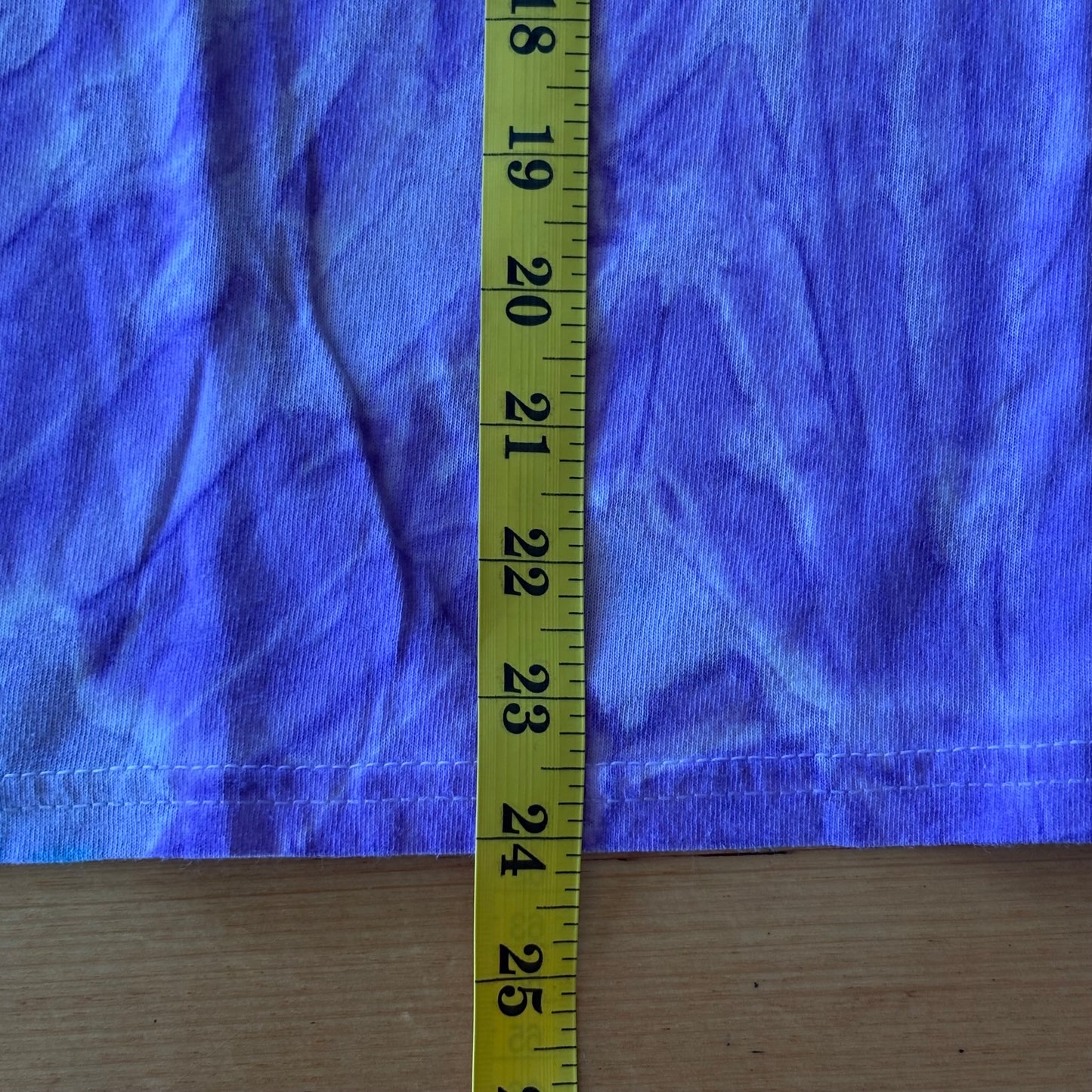 Jamaica No Problem Tie-Dye T-Shirt Blue Purple Short Sleeve Size Medium