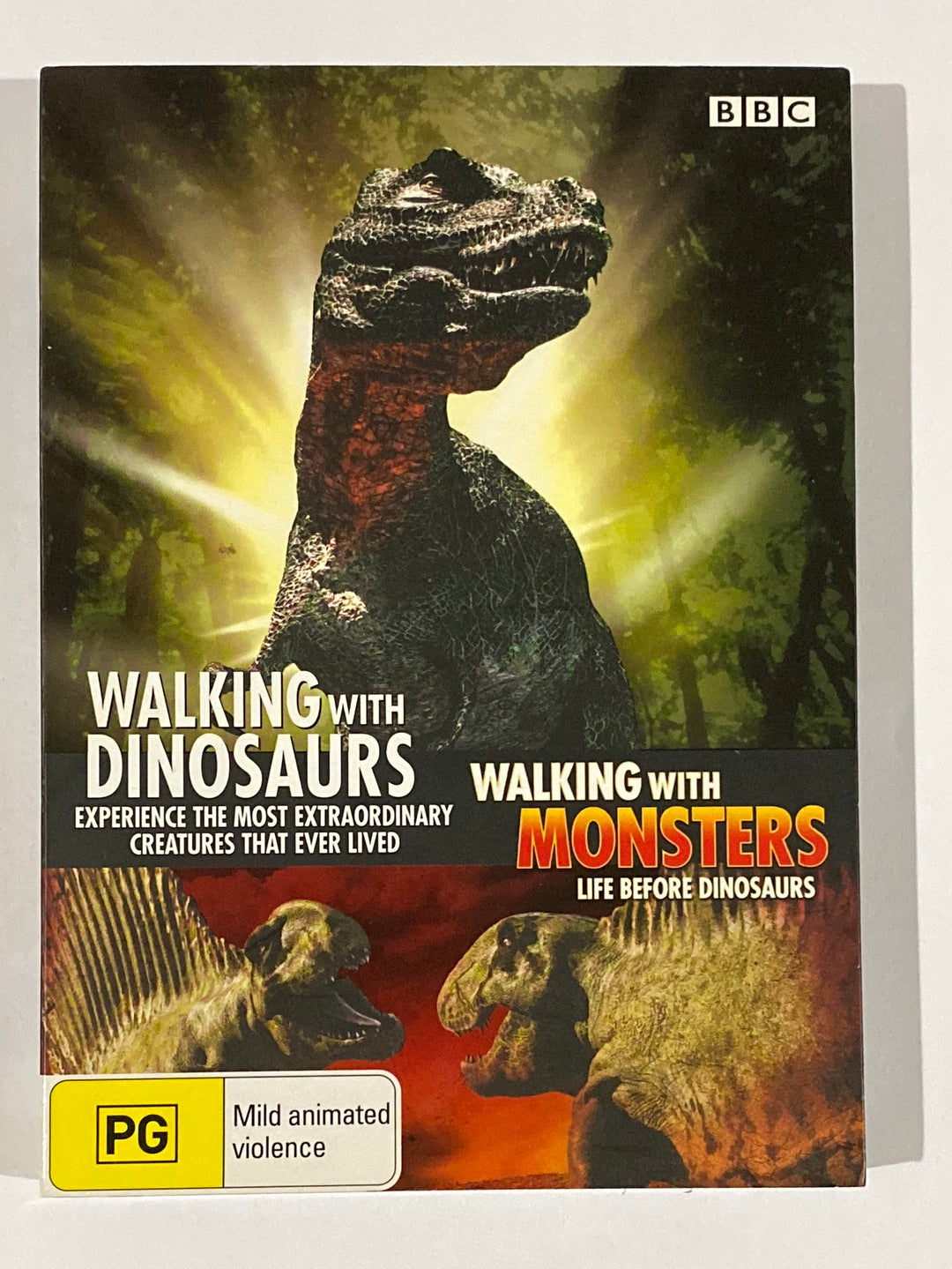 Walking with Dinosaurs/Monster/Beasts DVDs BBC TV Documentary PAL 4 3-Disc VGC