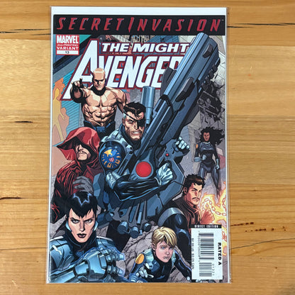 The Mighty Avengers (2007) #13 Leinil Francis Yu 2nd Printing Variant